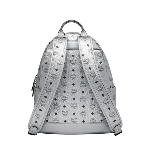 MCM Stark Gunta M Studs Large Silver Backpack main image 6